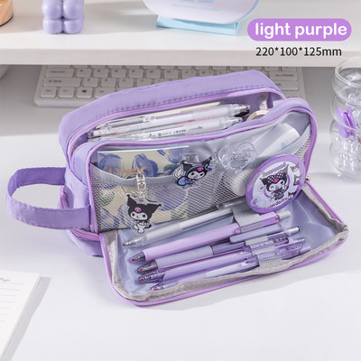 Kawaii pernica velikog kapaciteta Macaron torbica za olovke Jednostavna višenamjenska kutija za pisaći pribor Školski i uredski pribor