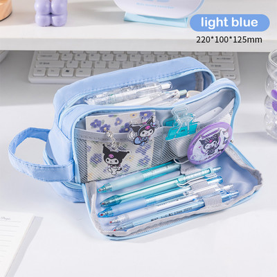 Kawaii pernica velikog kapaciteta Macaron torbica za olovke Jednostavna višenamjenska kutija za pisaći pribor Školski i uredski pribor