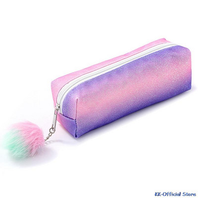 1 τεμ Kawaii μολυβοθήκη Γραφική ύλη για κορίτσια Τσάντες μολυβιών Rainbow Σχολικά είδη Glitter Θήκη για στυλό Σχολικά είδη