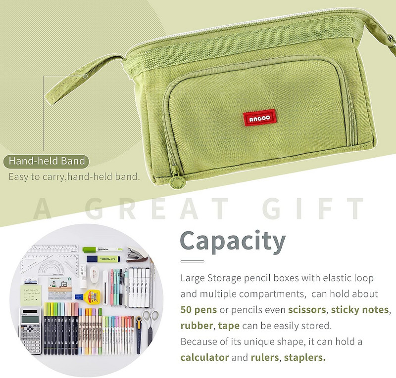 Koolipliiatsikotid Suure mahutavusega pliiatsikotid Korraldaja Korea kott tüdrukutele kawaii kirjatarbed kontoritarvikud