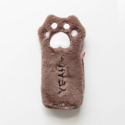 Pernica s mačjom kandžom Slatka plišana pernica Trousse Scolaire Creativity Pencilcase Kawaii Estuche Lapices Pernica sa šapom Škola za djevojčice