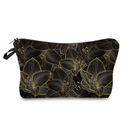 Kosmetikos laikymo krepšys Studentų pieštukų krepšys mergaitėms Moteriškas makiažo krepšys Kelioninis nešiojamasis tinkinama monetų piniginė aukso lapelis lauke