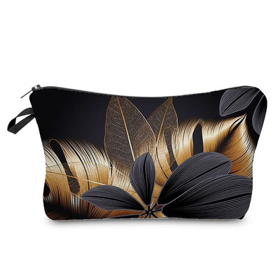 Kosmetikos laikymo krepšys Studentų pieštukų krepšys mergaitėms Moteriškas makiažo krepšys Kelioninis nešiojamasis tinkinama monetų piniginė aukso lapelis lauke