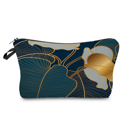 Kosmetikos laikymo krepšys Studentų pieštukų krepšys mergaitėms Moteriškas makiažo krepšys Kelioninis nešiojamasis tinkinama monetų piniginė aukso lapelis lauke