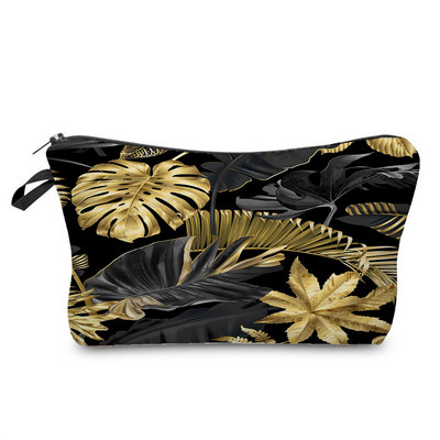 Kosmetikos laikymo krepšys Studentų pieštukų krepšys mergaitėms Moteriškas makiažo krepšys Kelioninis nešiojamasis tinkinama monetų piniginė aukso lapelis lauke