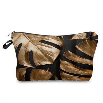 Kosmetikos laikymo krepšys Studentų pieštukų krepšys mergaitėms Moteriškas makiažo krepšys Kelioninis nešiojamasis tinkinama monetų piniginė aukso lapelis lauke