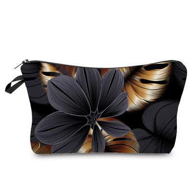 Kosmetikos laikymo krepšys Studentų pieštukų krepšys mergaitėms Moteriškas makiažo krepšys Kelioninis nešiojamasis tinkinama monetų piniginė aukso lapelis lauke