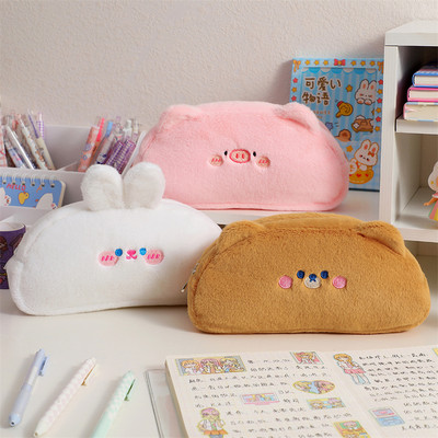 Pencil Case Kawaii The Pig Estuches Trousse Escolares Корейски канцеларски материали Сладки моливи Fundas Калъфи Чанти Estojo Kalemlik Pouch