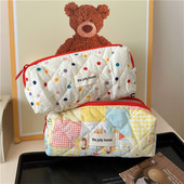 Penalas Estuche Cute Wave Point Pieštukų dėklai Korėjos raštinės reikmenys 2023 m. Daugiafunkciniai laikymo krepšiai Piornik Mokykliniai aksesuarai