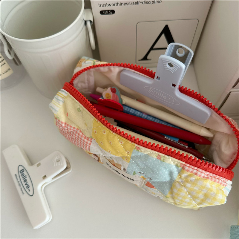 Penalas Estuche Cute Wave Point Pieštukų dėklai Korėjos raštinės reikmenys 2023 m. Daugiafunkciniai laikymo krepšiai Piornik Mokykliniai aksesuarai