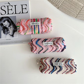 Penalas Siuvinėjimas Estojo Kelnės Krepšiai Dėklai Penalai Biuro mergaitėms Estuche Korėjos raštinės reikmenys Vaivorykštė Lapicera Piornik