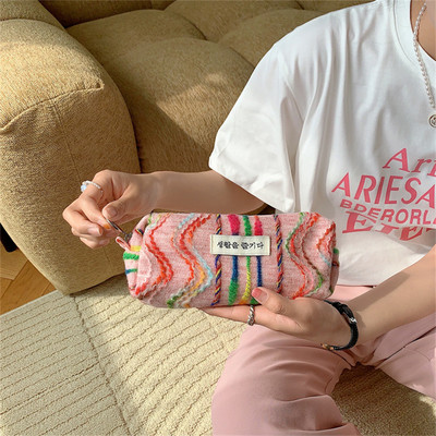 Penalas Siuvinėjimas Estojo Kelnės Krepšiai Dėklai Penalai Biuro mergaitėms Estuche Korėjos raštinės reikmenys Vaivorykštė Lapicera Piornik