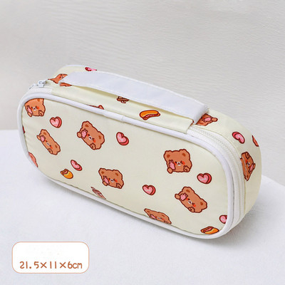 Kawaii tolltartók tok állatok tolltartók koreai írószerek aranyos anyag escolar lapiceras estuche táska nadrág kalemlik tasak