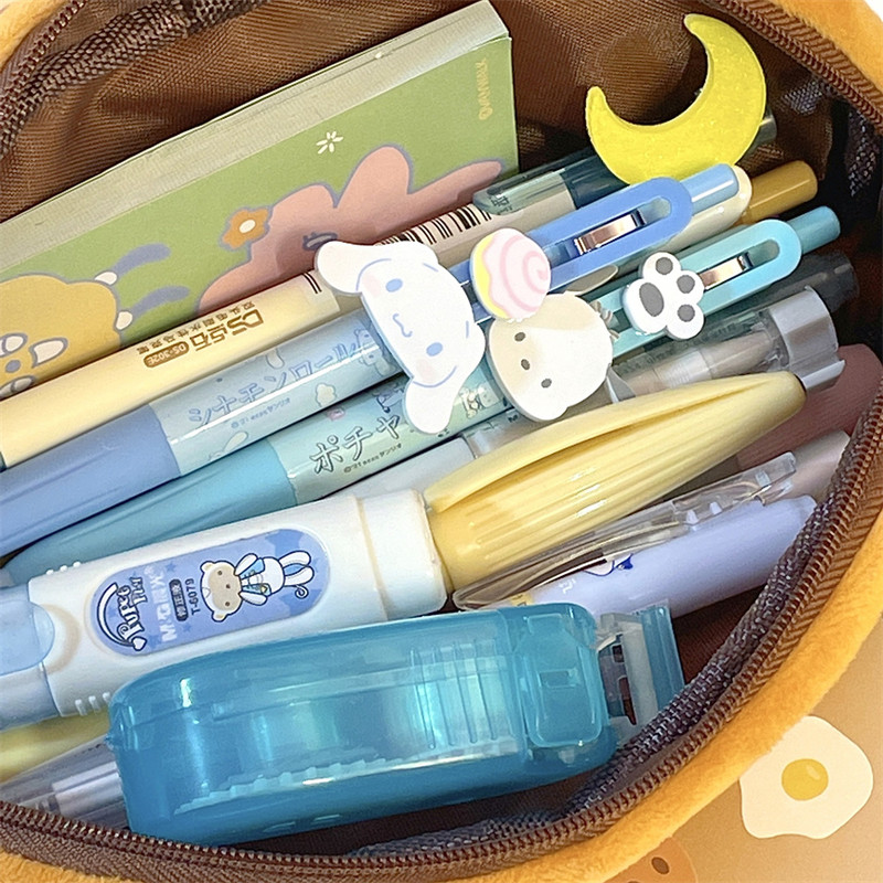 Tolltartó Aranyos kenyér Ceruzák Estojo Etui Trousse Estuche Hamis iskolai kellékek Nagy kapacitású Kreativitás Koreai Irodaszerek