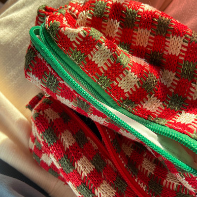 Μολυβοθήκη Πλεκτή Καφασωτό Κορεάτικο Γραφείο Kawaii Αναλώσιμα Γραφείου Estuche Μολυβοθήκες για Κορίτσια Big Bag Trousse Scolaire