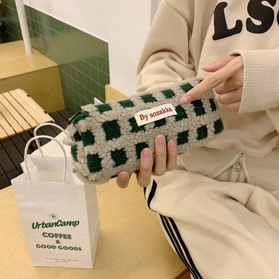 Калъф за молив Плюшен материал Escolar 2023 Kawaii Pochita Estuche Калъфи Сладък молив Ученически пособия Стационарни Fundas Kalemlik