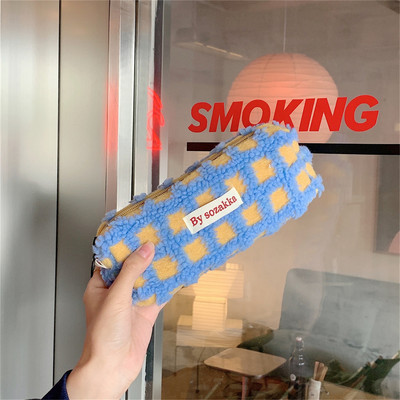 Калъф за молив Плюшен материал Escolar 2023 Kawaii Pochita Estuche Калъфи Сладък молив Ученически пособия Стационарни Fundas Kalemlik