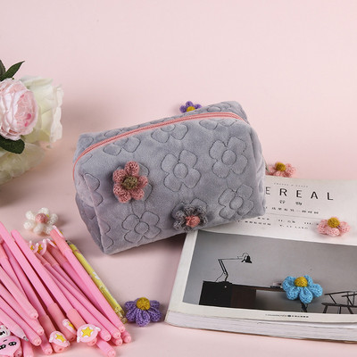 Ceruzatartó Aranyos tolltartók Fundas tokok Táskák Kawaii Virág Estojo Kalemlik Tasak Trousse Escolares Koreai Írószerek Estuches