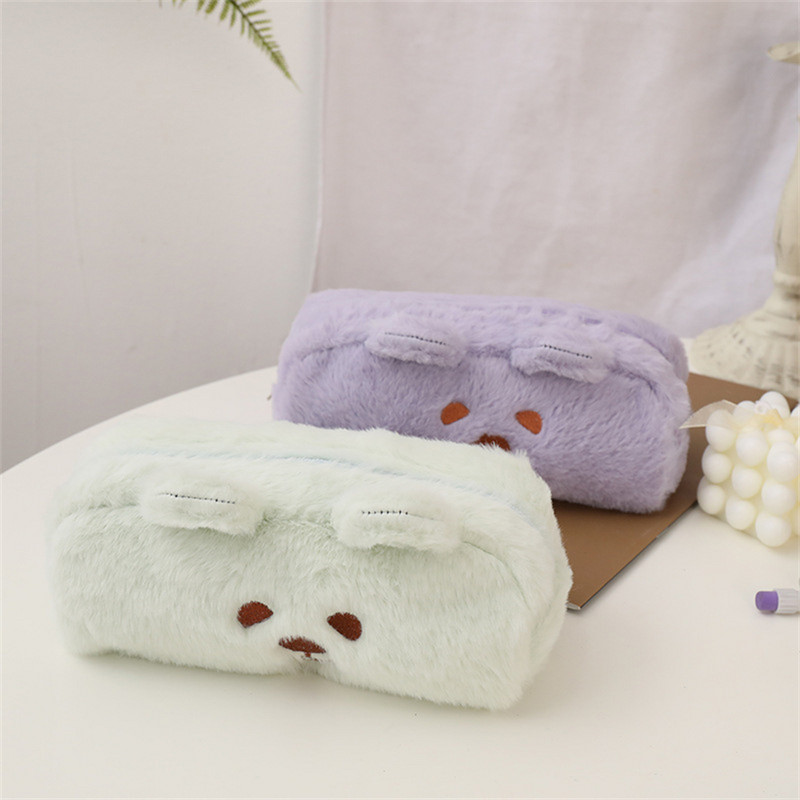 Tolltartó Plüss Kawaii tolltartó tokok Estojo Escolar Estuches Koreai Papeleria Iskolai Kiegészítők Tasak Trousse Lapiceras