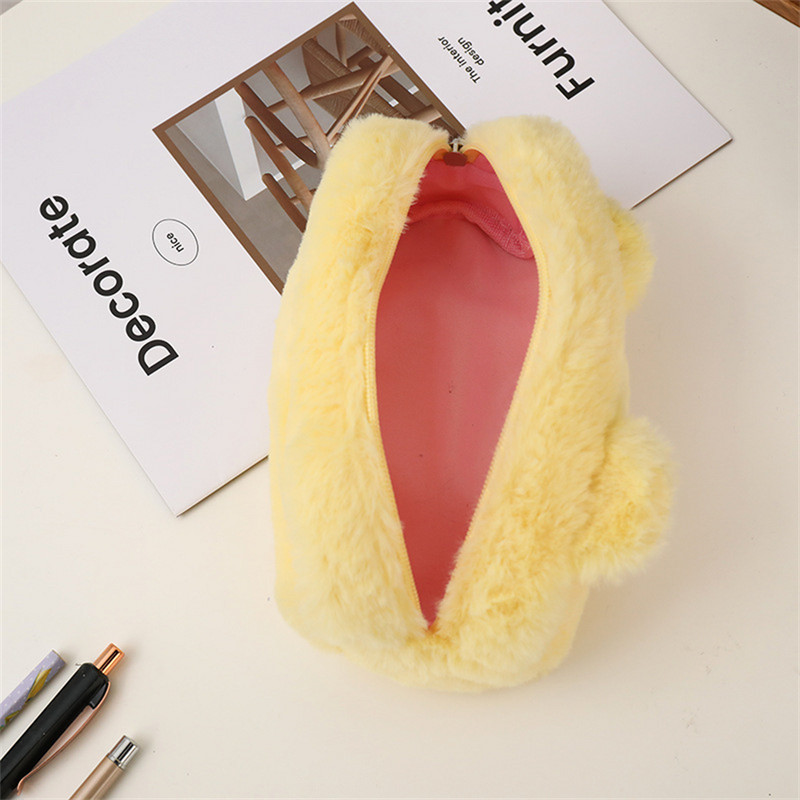 Tolltartó Plüss Kawaii tolltartó tokok Estojo Escolar Estuches Koreai Papeleria Iskolai Kiegészítők Tasak Trousse Lapiceras