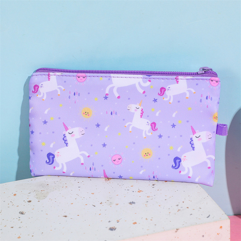 Калъфи за моливи Kawaii Unicorn Корейски канцеларски материали Estuche Сладки чанти Ученически моливи Estojo Fundas 2023 Trousse Kalemlik Etui