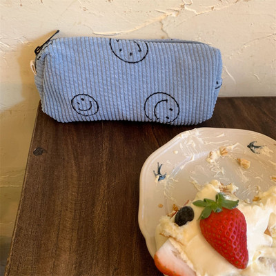 Penalas Estuche maišelio medžiaga Pochita Estojo Escolar mokyklos dėklai Korėjietiški raštinės reikmenys Vintažinis mielas veidukas Etui krepšys