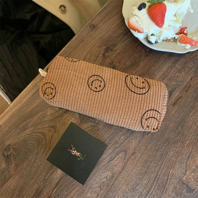 Penalas Estuche maišelio medžiaga Pochita Estojo Escolar mokyklos dėklai Korėjietiški raštinės reikmenys Vintažinis mielas veidukas Etui krepšys