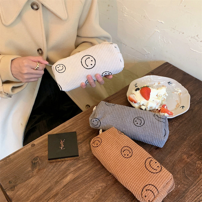 Penalas Estuche maišelio medžiaga Pochita Estojo Escolar mokyklos dėklai Korėjietiški raštinės reikmenys Vintažinis mielas veidukas Etui krepšys