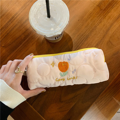 Penalas Gėlių pieštukai Mergaičių Krepšiai Penalo dėklai Estuches Pochita Kanken Cartucheras Siuvinėjimas Korėjos raštinės reikmenys