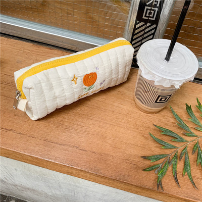 Penalas Gėlių pieštukai Mergaičių Krepšiai Penalo dėklai Estuches Pochita Kanken Cartucheras Siuvinėjimas Korėjos raštinės reikmenys