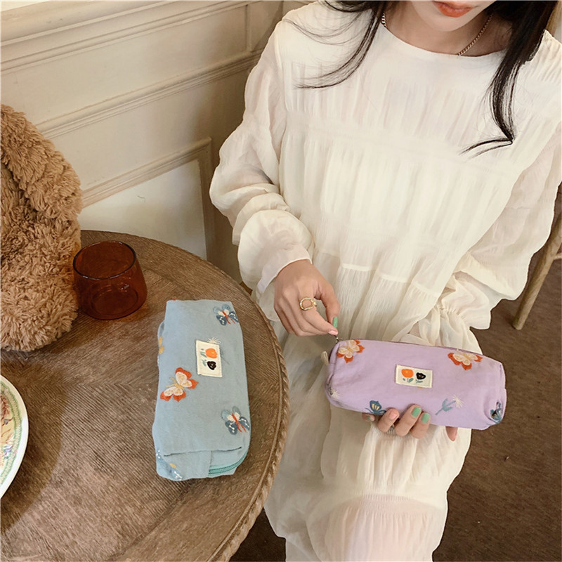 Materijal pernice Escolar Pochita Kawaii Leptir Estuche Estojo Torbe za vez Školski pribor Kanken Korejski pribor