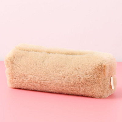 Korėjietiškas mokyklinis pieštukų dėklas Mielas pliušinis penalinis dėklas mergaitėms berniukams pieštukas užtrauktukas makiažo piniginė maišelis Kanceliarinės prekės mokyklinės prekės