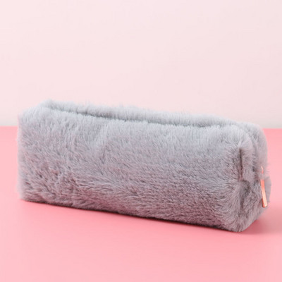 Korėjietiškas mokyklinis pieštukų dėklas Mielas pliušinis penalinis dėklas mergaitėms berniukams pieštukas užtrauktukas makiažo piniginė maišelis Kanceliarinės prekės mokyklinės prekės