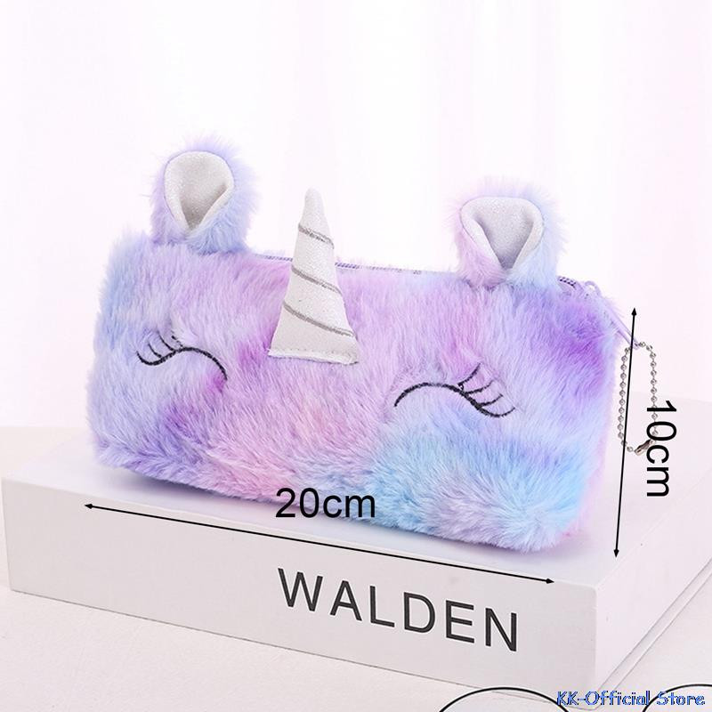 Vienradža zīmuļu kastīte Liela, jauka multfilma 3D studentu kancelejas piederumu zīmuļu futrālis Radošs mācību kancelejas piederumu zīmuļa futrālis uzglabāšanas soma