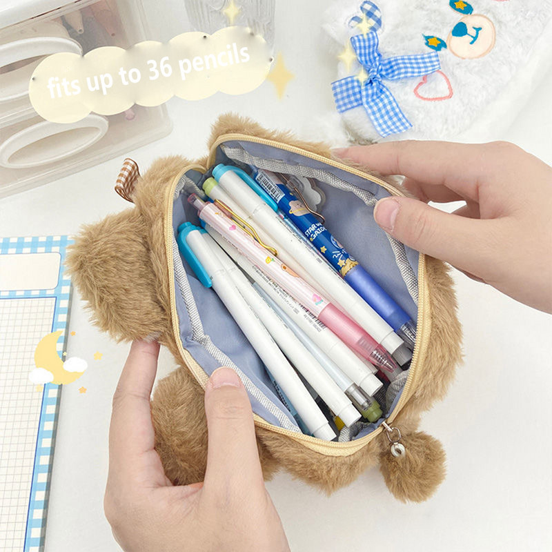 Pliiatsikastid Papeleria Estuche Escolar Girls School Kirjatarbed 2021 kohev pliiatsikarp Kawaii Storage Trousse Scolaire kosmeetikakott