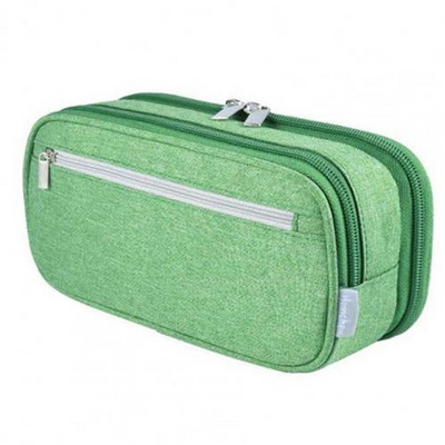 1 vnt. pieštuko maišelis, lygus užtrauktukas, trijų sluoksnių mokinių raštinės reikmenų maišelis, skirtas mokyklai