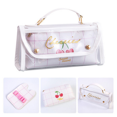 Pieštukų dėklai Raštinės reikmenys Pieštukų krepšiai Mokyklinė medžiaga Kawaii Skaidrus Penalas Mokyklinės reikmenys 2021 Japonijos raštinės reikmenys