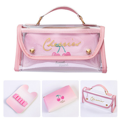 Pieštukų dėklai Raštinės reikmenys Pieštukų krepšiai Mokyklinė medžiaga Kawaii Skaidrus Penalas Mokyklinės reikmenys 2021 Japonijos raštinės reikmenys