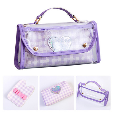 Pieštukų dėklai Raštinės reikmenys Pieštukų krepšiai Mokyklinė medžiaga Kawaii Skaidrus Penalas Mokyklinės reikmenys 2021 Japonijos raštinės reikmenys