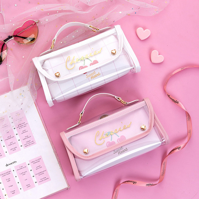 Pieštukų dėklai Raštinės reikmenys Pieštukų krepšiai Mokyklinė medžiaga Kawaii Skaidrus Penalas Mokyklinės reikmenys 2021 Japonijos raštinės reikmenys