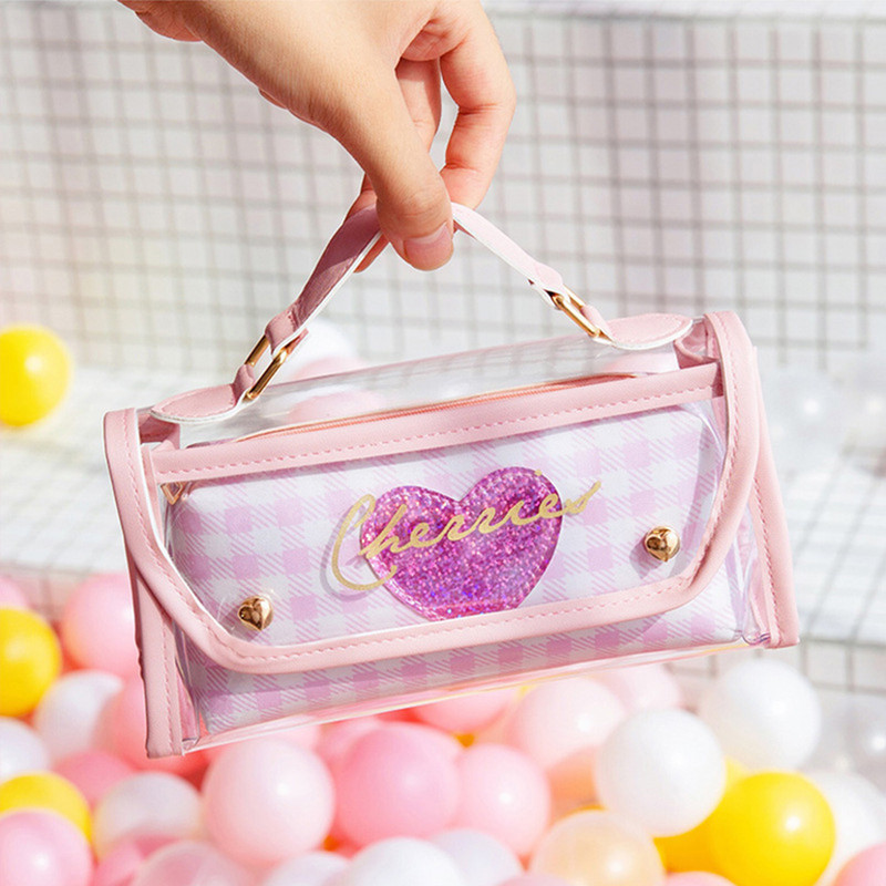 Pieštukų dėklai Raštinės reikmenys Pieštukų krepšiai Mokyklinė medžiaga Kawaii Skaidrus Penalas Mokyklinės reikmenys 2021 Japonijos raštinės reikmenys