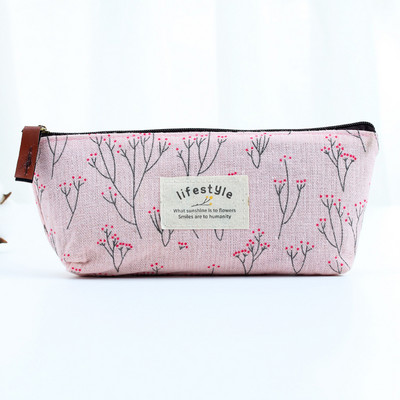 Geantă de creion din pânză Organizator de depozitare pentru articole de papetărie Trusa de creion Rechizite școlare Cutie de creioane Cutie de creioane Husă de papetărie