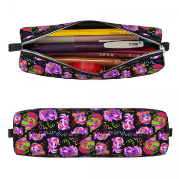 Roxanne Wolf Security Breach Pencil Case New FNAF Game Pencil Box Bag Детски ученически пособия с голям капацитет Моливи с цип