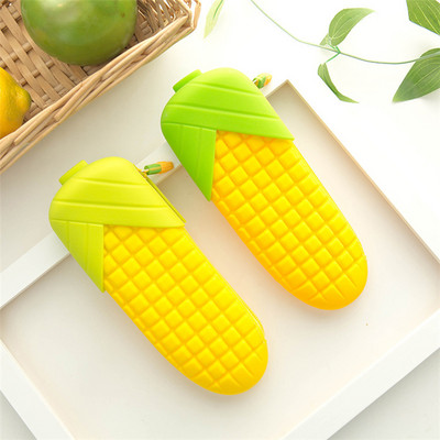 1 vnt Kūrybinis baklažanų pupelių ankšties formos silikoninis rašiklio maišelis studentams dovanų raštinės reikmenų laikymo pieštukų dėklas Biuro reikmenys mokykliniai reikmenys Nенал