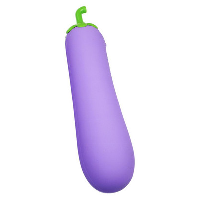 1 vnt Kūrybinis baklažanų pupelių ankšties formos silikoninis rašiklio maišelis studentams dovanų raštinės reikmenų laikymo pieštukų dėklas Biuro reikmenys mokykliniai reikmenys Nенал