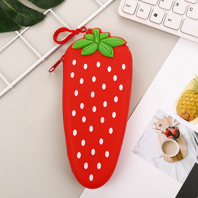1 vnt Kūrybinis baklažanų pupelių ankšties formos silikoninis rašiklio maišelis studentams dovanų raštinės reikmenų laikymo pieštukų dėklas Biuro reikmenys mokykliniai reikmenys Nенал
