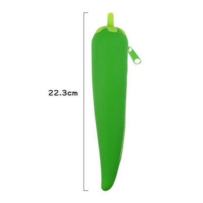 1 vnt Kūrybinis baklažanų pupelių ankšties formos silikoninis rašiklio maišelis studentams dovanų raštinės reikmenų laikymo pieštukų dėklas Biuro reikmenys mokykliniai reikmenys Nенал