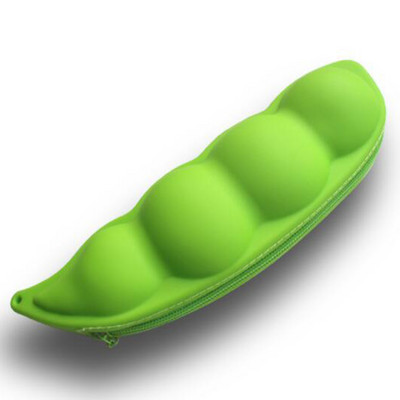 1 vnt Kūrybinis baklažanų pupelių ankšties formos silikoninis rašiklio maišelis studentams dovanų raštinės reikmenų laikymo pieštukų dėklas Biuro reikmenys mokykliniai reikmenys Nенал