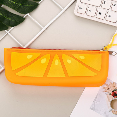 1 vnt Kūrybinis baklažanų pupelių ankšties formos silikoninis rašiklio maišelis studentams dovanų raštinės reikmenų laikymo pieštukų dėklas Biuro reikmenys mokykliniai reikmenys Nенал