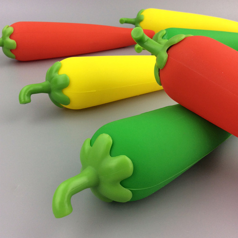 1 vnt Kūrybinis baklažanų pupelių ankšties formos silikoninis rašiklio maišelis studentams dovanų raštinės reikmenų laikymo pieštukų dėklas Biuro reikmenys mokykliniai reikmenys Nенал